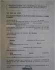 Procès verbal enrégistré